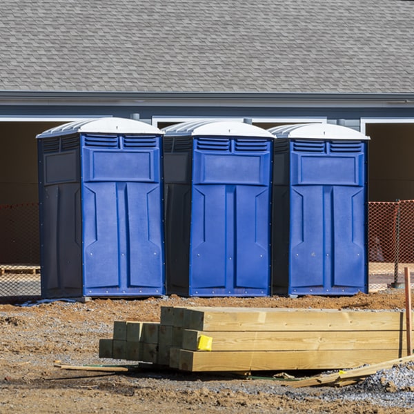 how often are the porta potties cleaned and serviced during a rental period in Berwyn Illinois